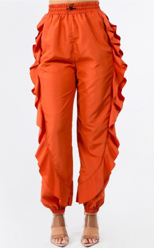 JOSELINE RUFFLED JOGGERS